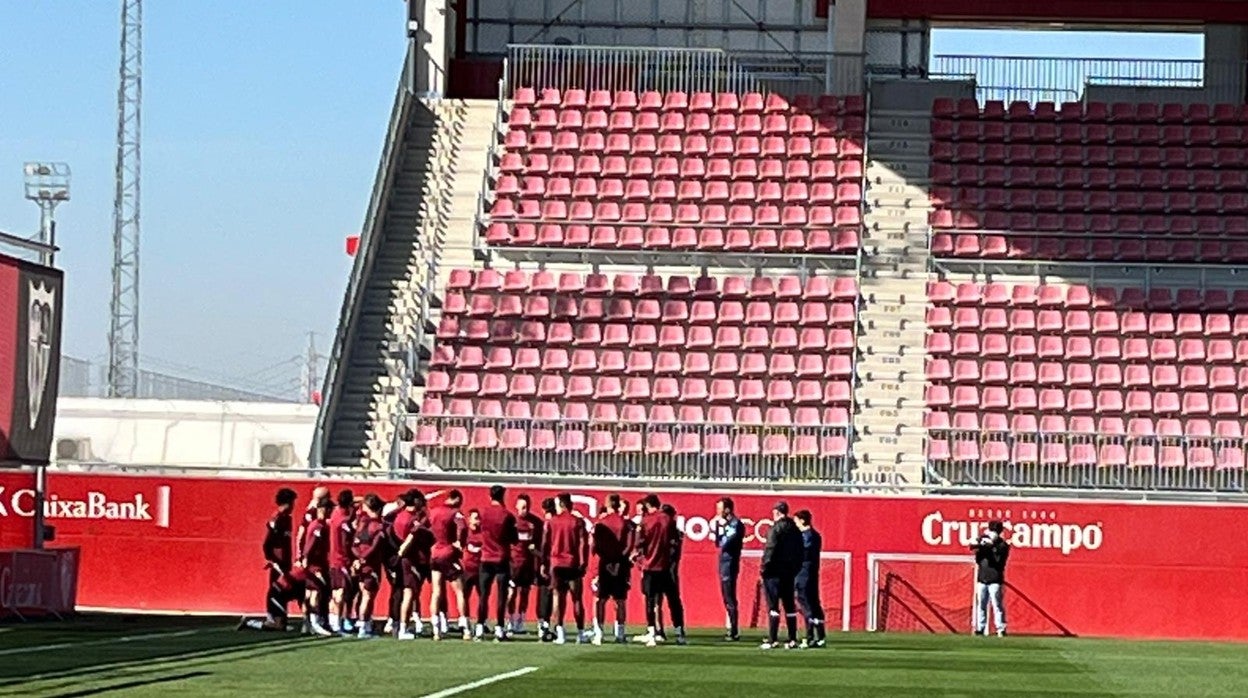 Lopetegui prepara a sus jugadores para el partido ante el Espanyol