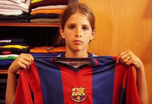 Erik Lamela con apenas 12 años y cuando estuvo a punto de fichar por el FC Barcelona