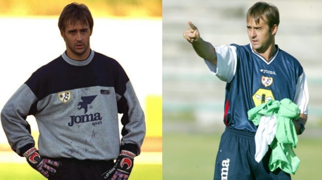 Julen Lopetegui, como portero y como técnico en el Rayo Vallecano