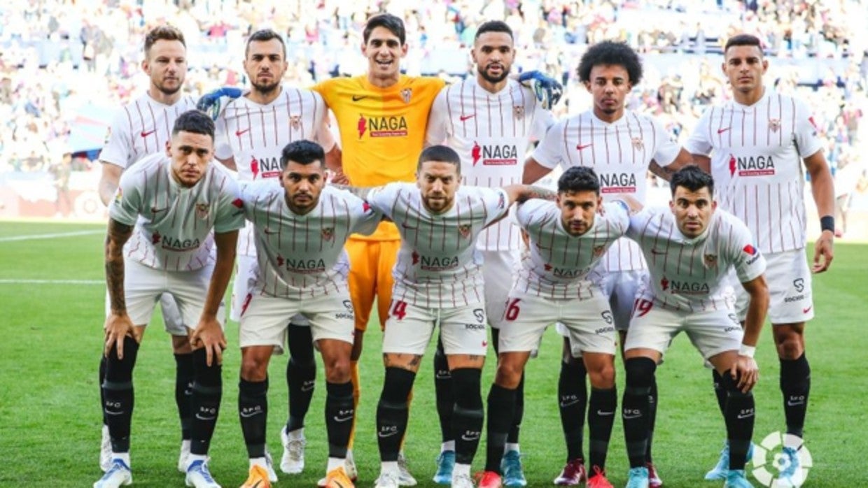 Once inicial del Sevilla en Valencia