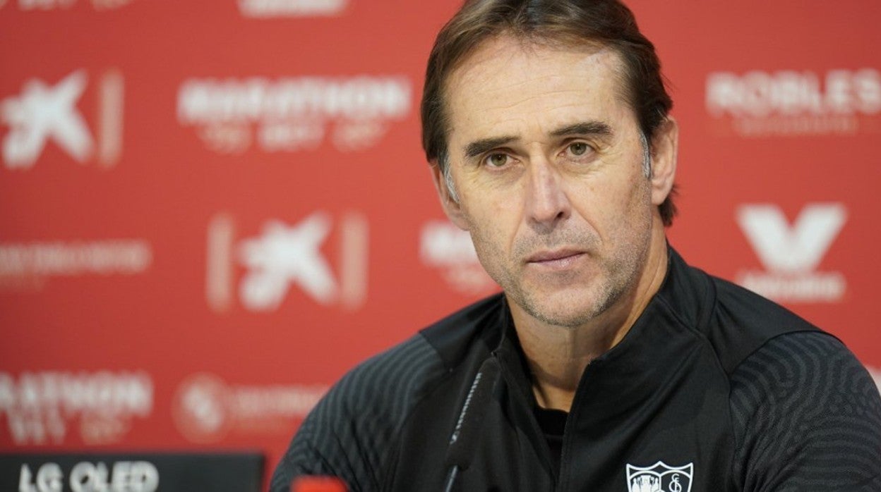 Julen Lopetegui, en rueda de prensa