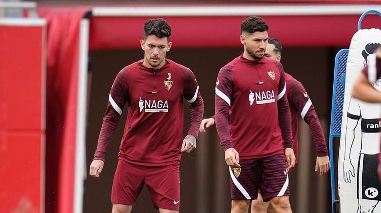Ismael Armenteros, en un entrenamiento con el primer equipo