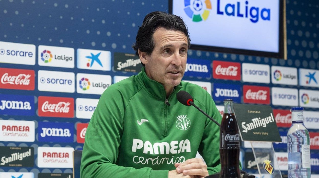 Unai Emery, en su comparecencia previa al Villarreal - Sevilla