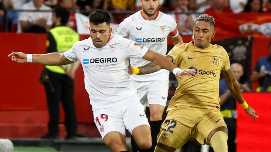 Sevilla - Barcelona, las estadísticas del partido