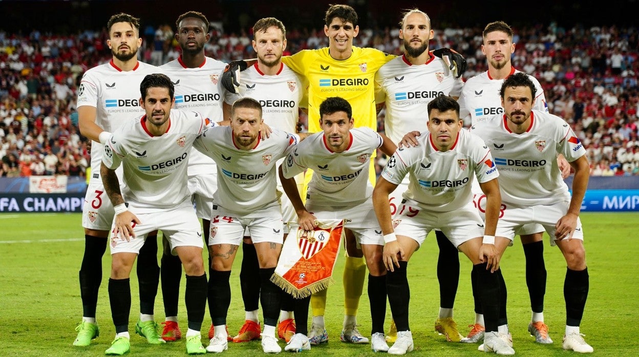 Once inicial del Sevilla este martes en el estadio Ramón Sánchez-Pizjuán