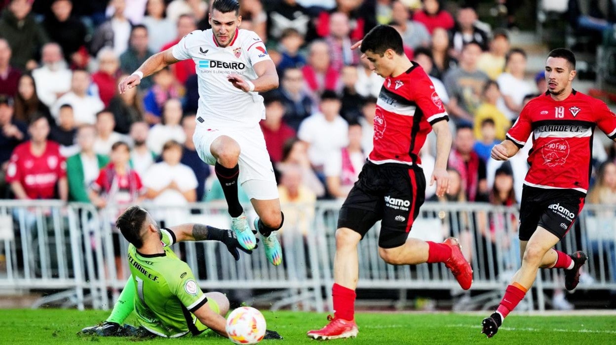 Rafa Mir fue el autor del segundo tanto sevillista