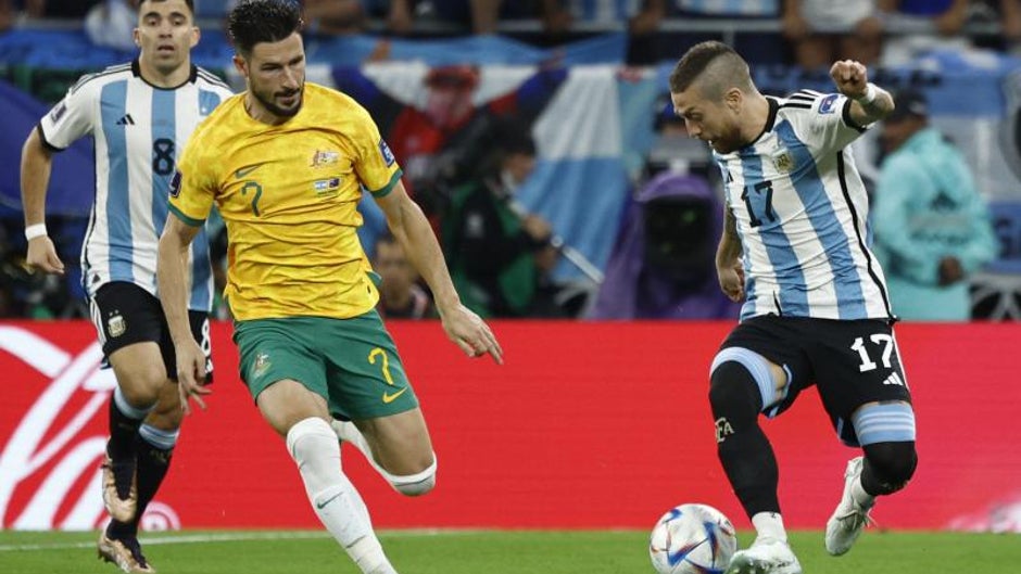 Minutos para Papu Gómez, Montiel y Acuña en el pase de Argentina a cuartos