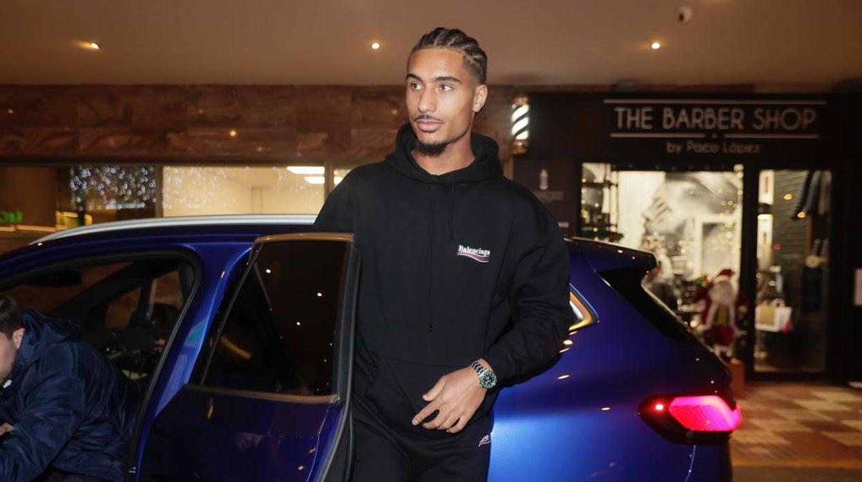 Loïc Badé, en el hotel Los Lebrerosi