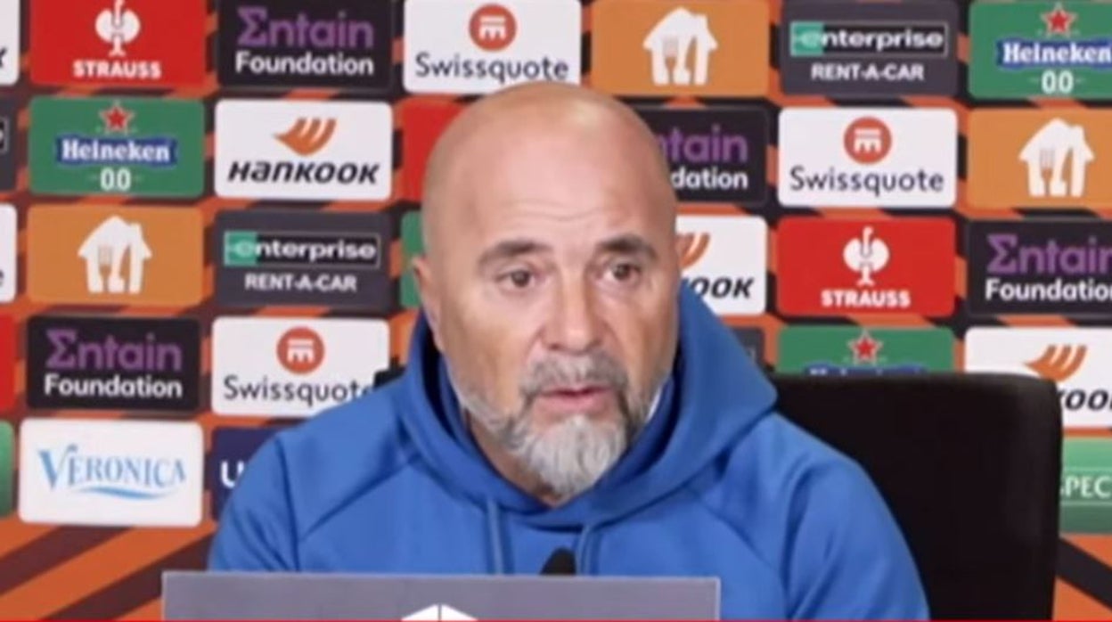 Sampaoli, en la comparecencia previa al partido ante el PSV