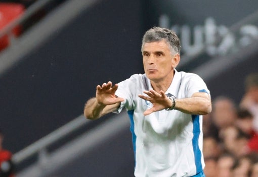 Mendilibar, en la banda de San Mamés