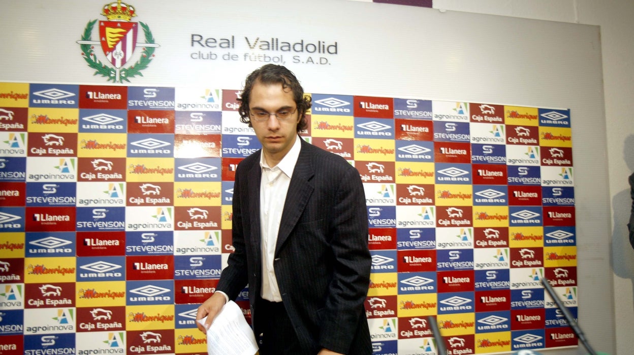 Víctor Orta en su etapa en el Real Valladolid