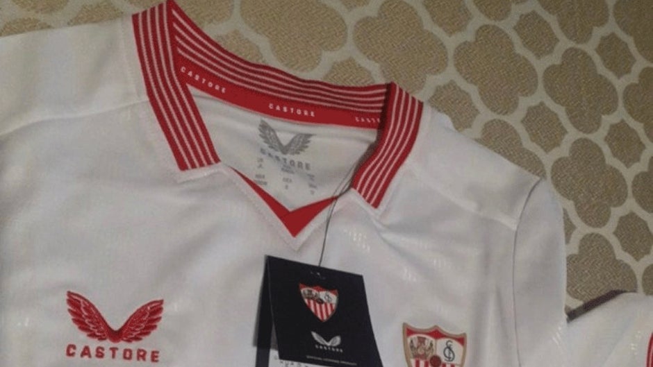 La nuevas camisetas del Sevilla FC, este miércoles