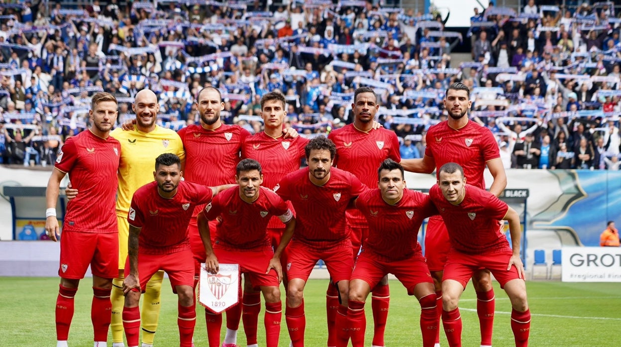 Alineación titular del Sevilla ante el Hansa Rostock