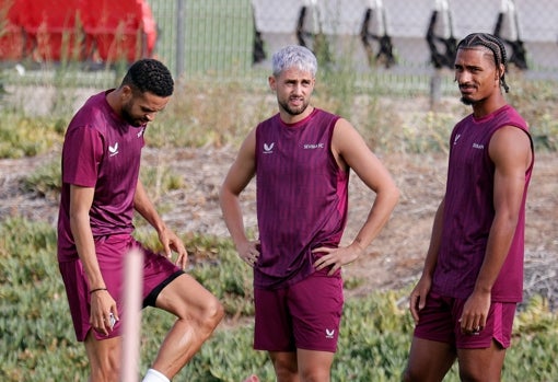 En-Nesyri, Januzaj y Badé, en la sesión de este jueves