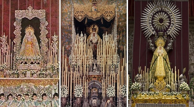 Las semejanzas y diferencias de los altares de la Macarena en la Catedral