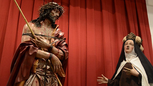 Un misterio del Ecce Homo con Santa Teresa, por las calles, en la víspera del Corpus