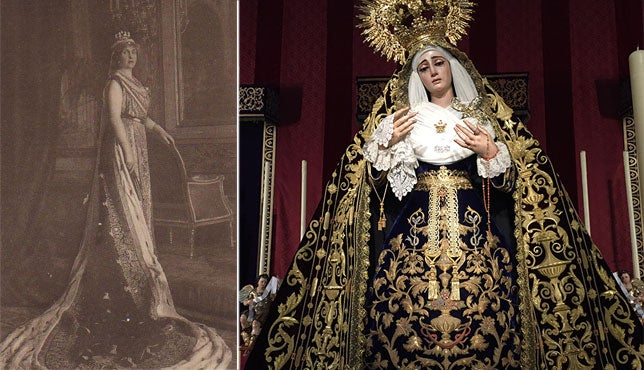 El último manto de corte de una reina española