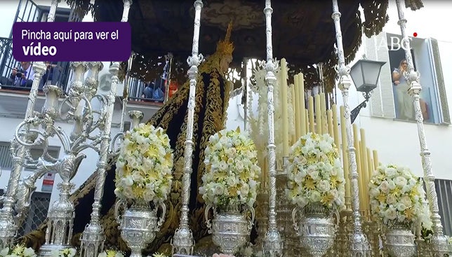 La salida de Nuestra Señora de la Palma de la hermandad de El Buen Fin - Semana Santa de Sevilla 2018
