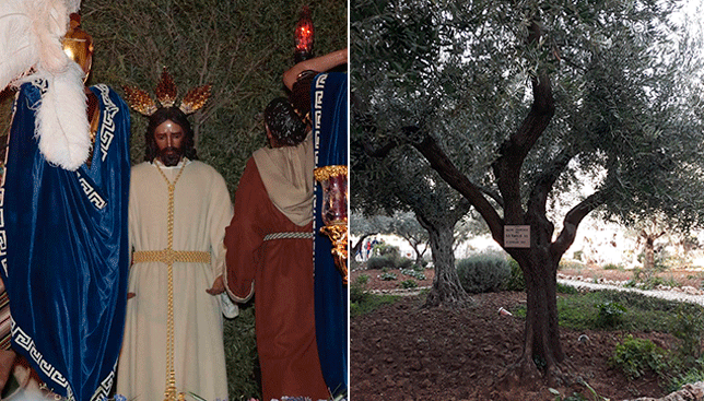 Vía Dolorosa: Prendimiento en el Huerto de Getsemaní