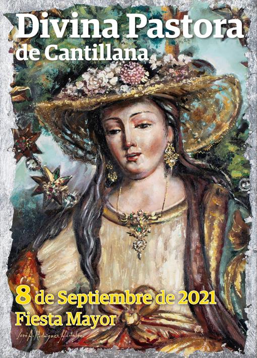 Cartel de las fiestas de la Pastora de Cantillana 2021