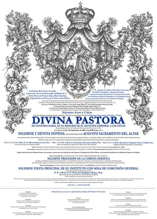 La Pastora de Santa Marina anuncia la procesión de la corona seráfica
