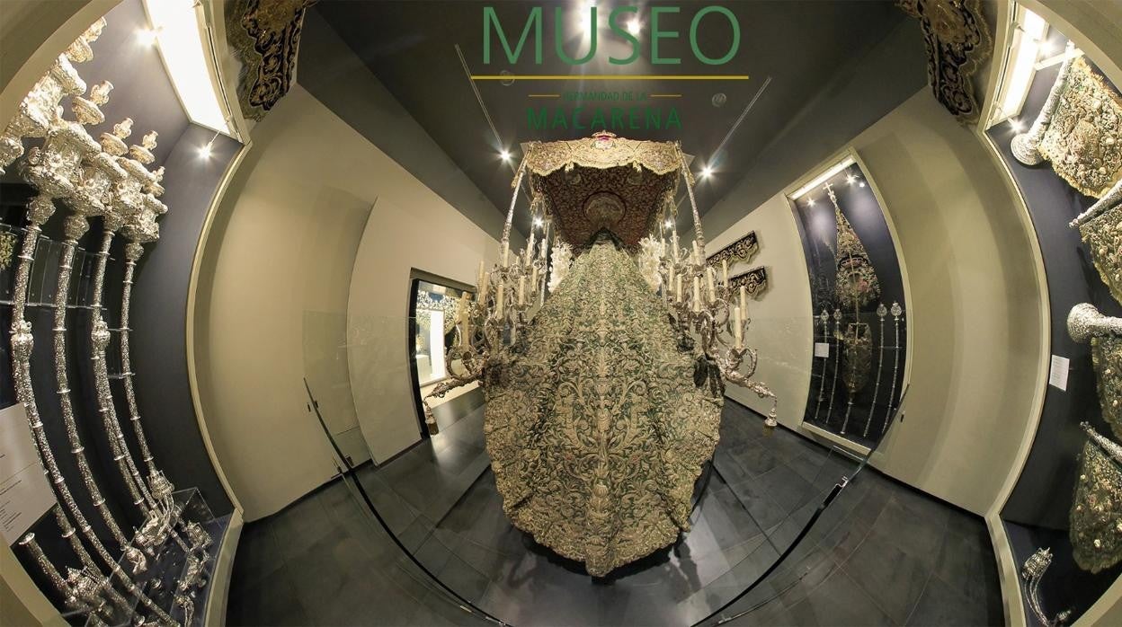 Imagen del interior del museo de la Macarena