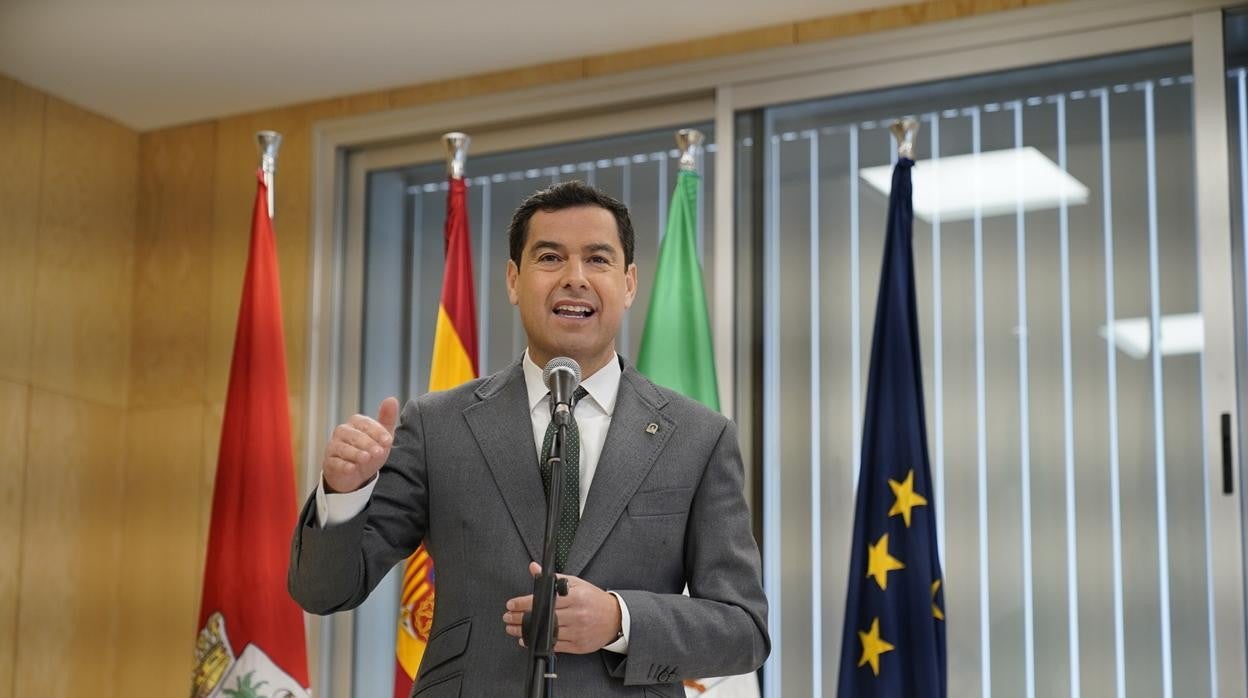 Juanma Moreno, presidente de la Junta de Andalucía