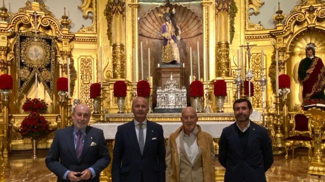 Roberto Pardo, Ignacio Soro, Norman Foster y José Luis Gómez Villa