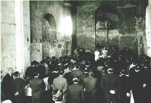 Capilla de los Marineros, antes de volver la hermandad de la Esperanza de Triana en los años 60
