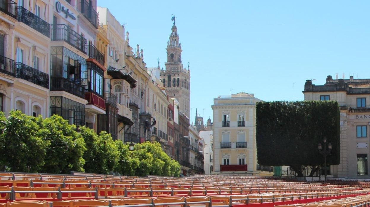 Los palcos de la plaza de San Francisco