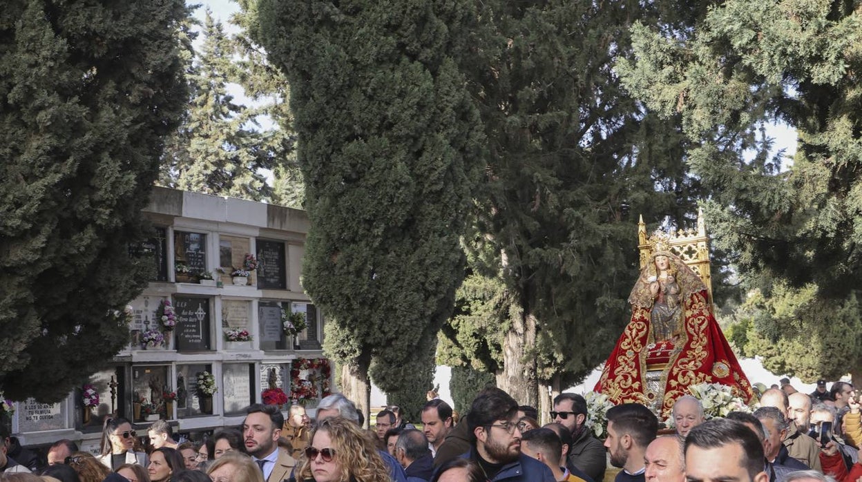 La Virgen de Valme en el regreso a Dos Hermanas