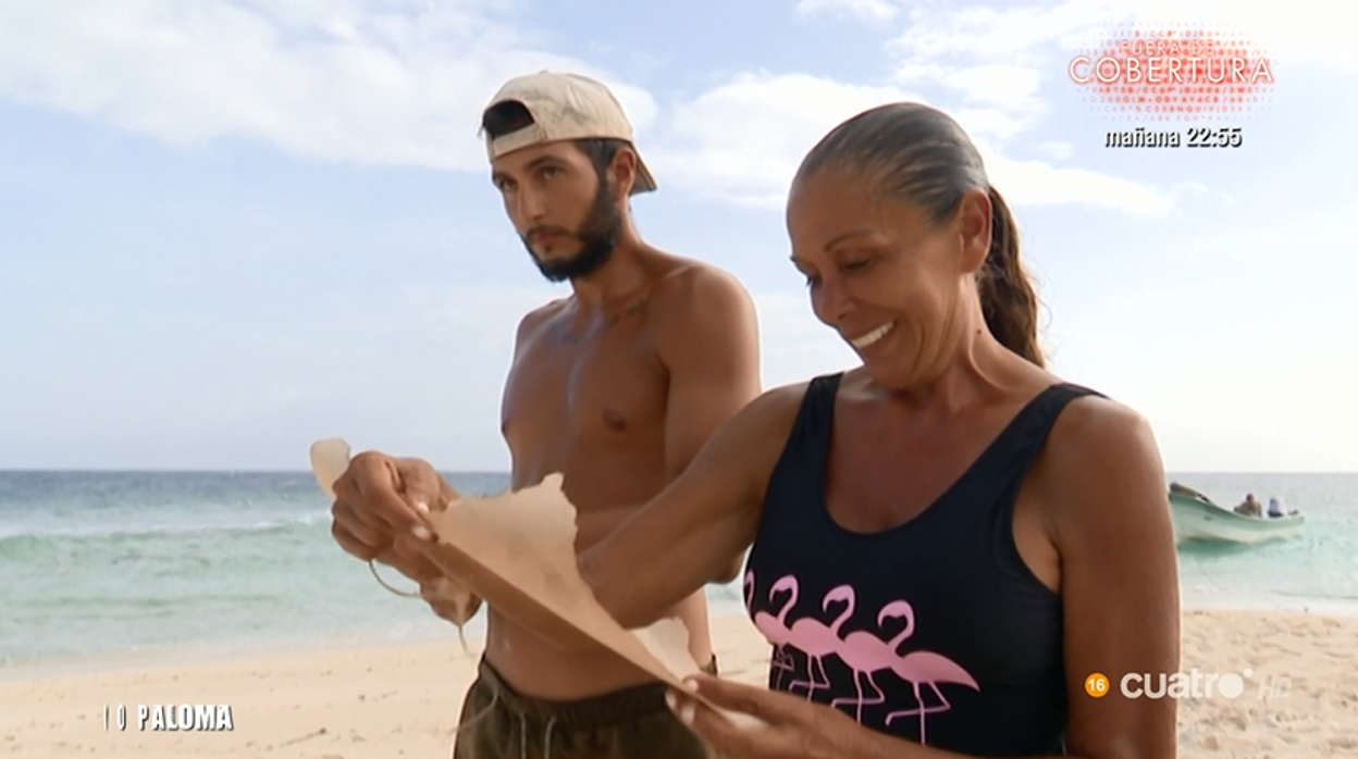 Isabel Pantoja y Omar Montes obtuvieron el tesoro de los recuerdos de sus familiares