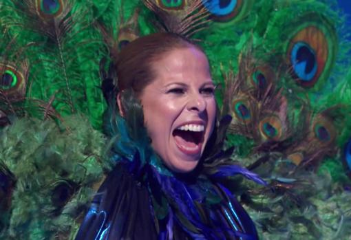 Imagen de Pastora Soler tras quitarse la máscara