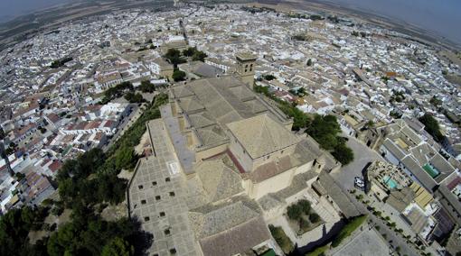 Vista aérea de la Colegiata de Nuestra Señora de la Asunción de Osuna
