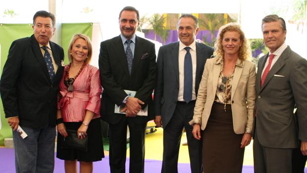 Carlos Herrera y Espartaco fueron padrinos de Floraurbana en 2011, cuando se celebró en Espartinas