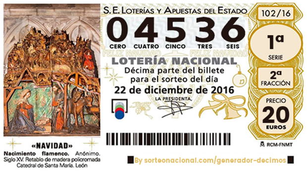 Una sevillana gana 120.000 euros gracias a soñar con el 4.536 el día antes del sorteo de la Lotería de Navidad 2016