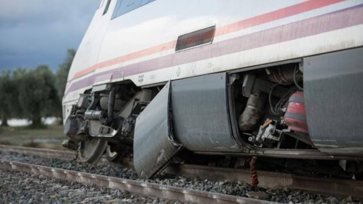Descarrilamiento de un tren entre las estaciones de El Sorbito y Arahal
