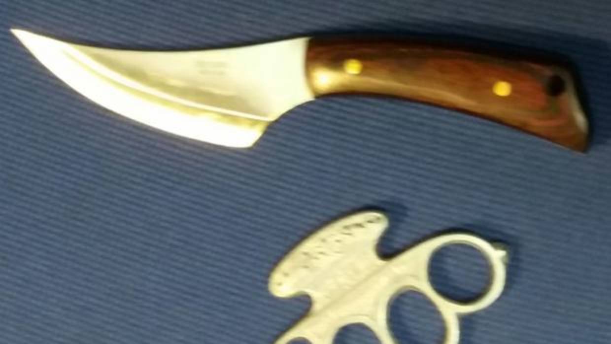 Detalle de las armas incautadas