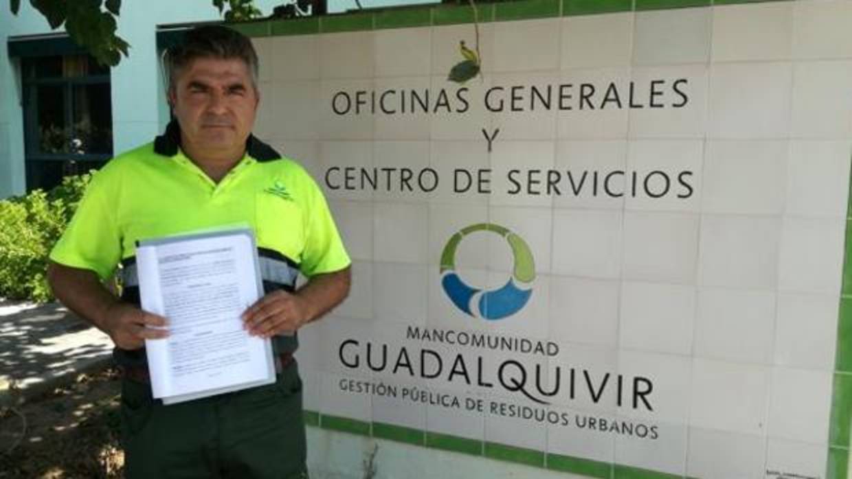Antonio Borrego es el trabajador que denunció las irregularidades en contrataciones de la Mancomunidad