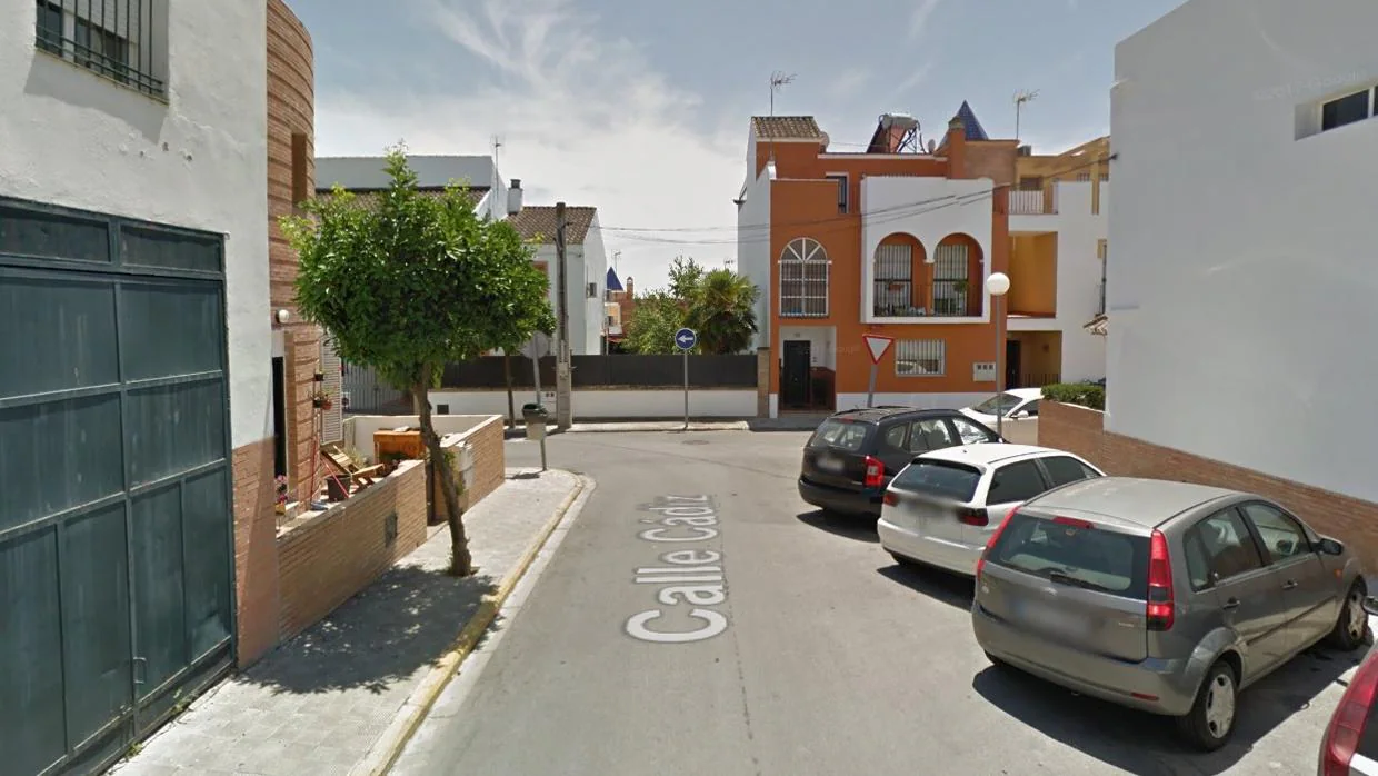 Imagen de la calle Granada con Cádiz en Castilleja de Guzmán