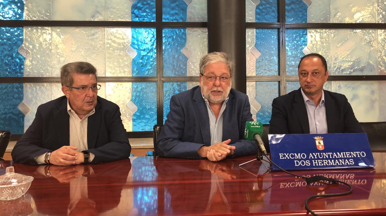 Carlos Toscano, Francisco Toscano y Alfonso Rodríguez Gómez de Celis