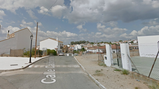 Una de las calles de El Garrobo