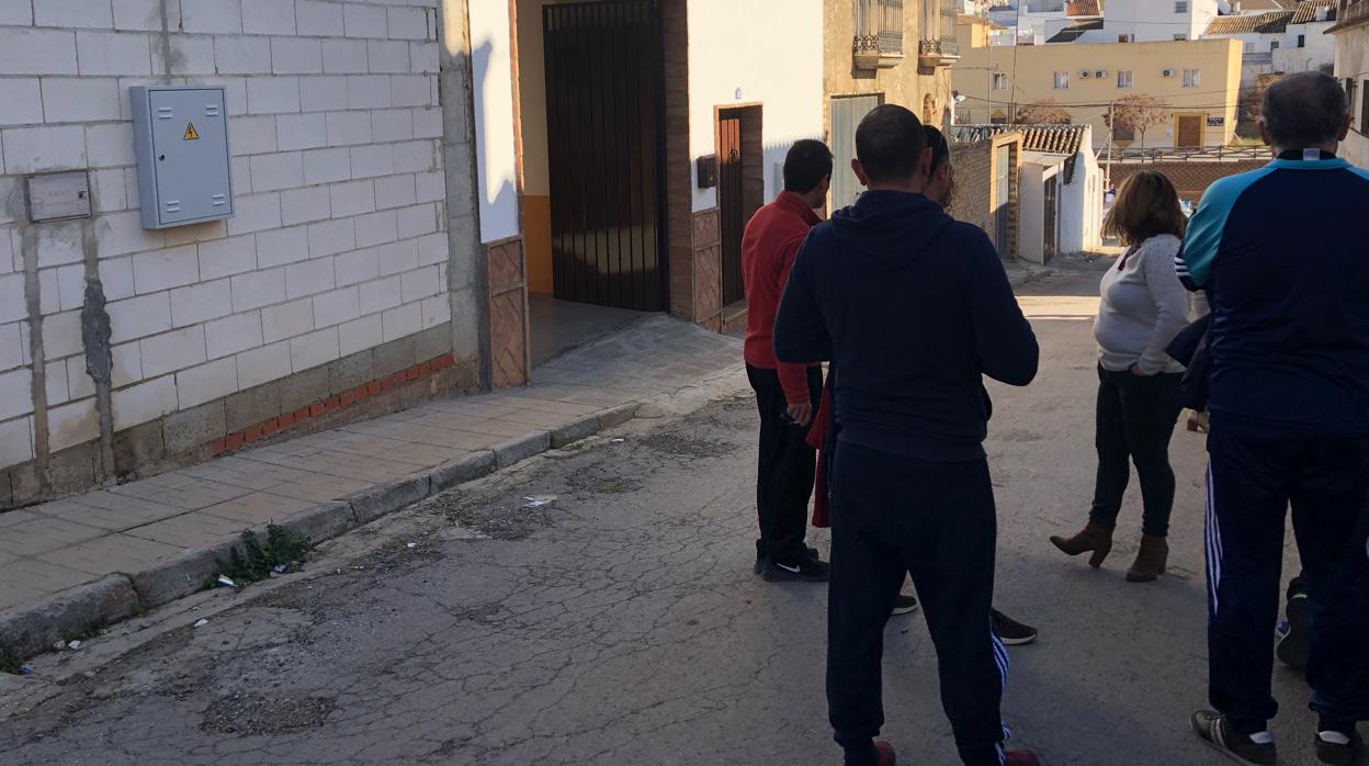 Vivienda en la que trataron de robar dos ciudadanos rumanos la pasada noche en Casariche