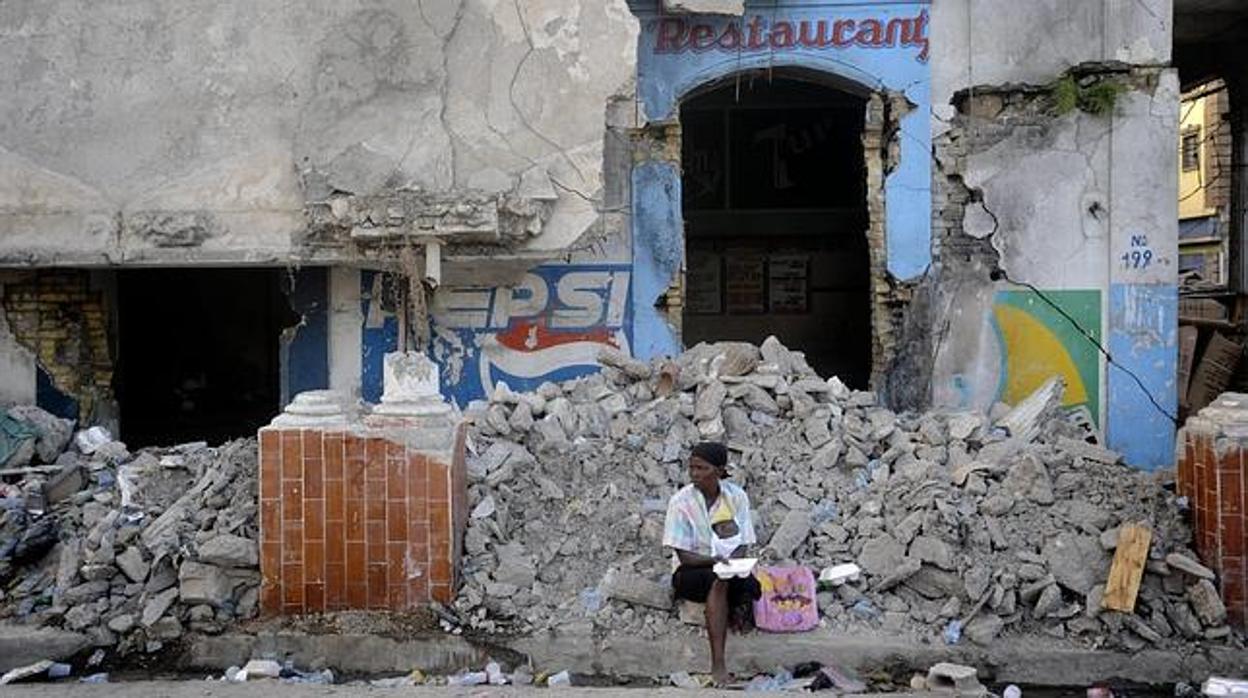 Una imagen del terremoto de Haití, ocurrido en el año 2010