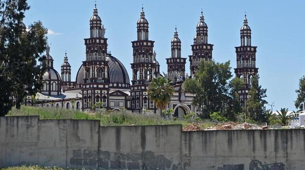 La basílica del Palmar, desde el exterior