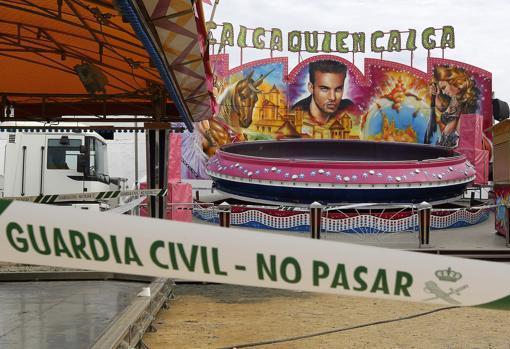 La atracción precintada en 2014 tras el trágico accidente donde murió la niña Alba