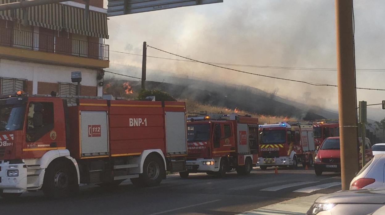 Este incendio se produce apenas una semana después de otro ocurrido en la misma zona
