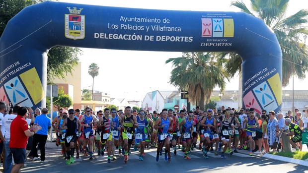 Los Palacios y Villafranca se despedirá del verano con la ya tradicional duatlón cross