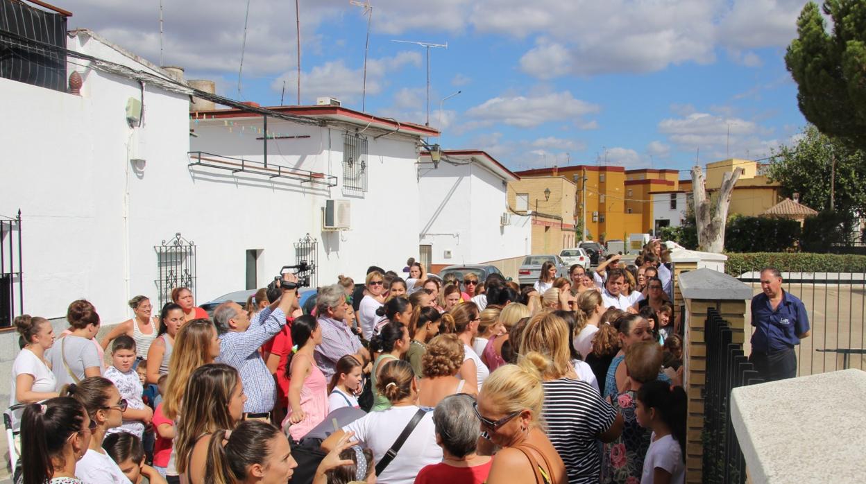 Concentración en Lora del Río