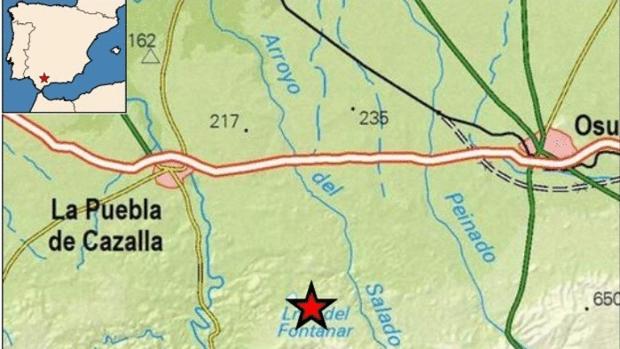 Un nuevo seísmo hace temblar La Puebla de Cazalla